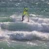 Pedro riding the waves in Canos de Meca