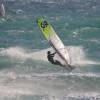 Pedro riding the waves in Canos de Meca