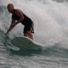 World-renowned designer/shaper Thomas Meyerhoffer surfing @ Barbados