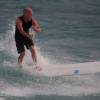 Thomas Meyerhoffer surfing his latest creation @ Surfers Point Barbados